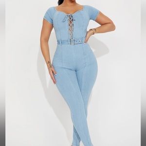 Denim jumpsuit - Light wash